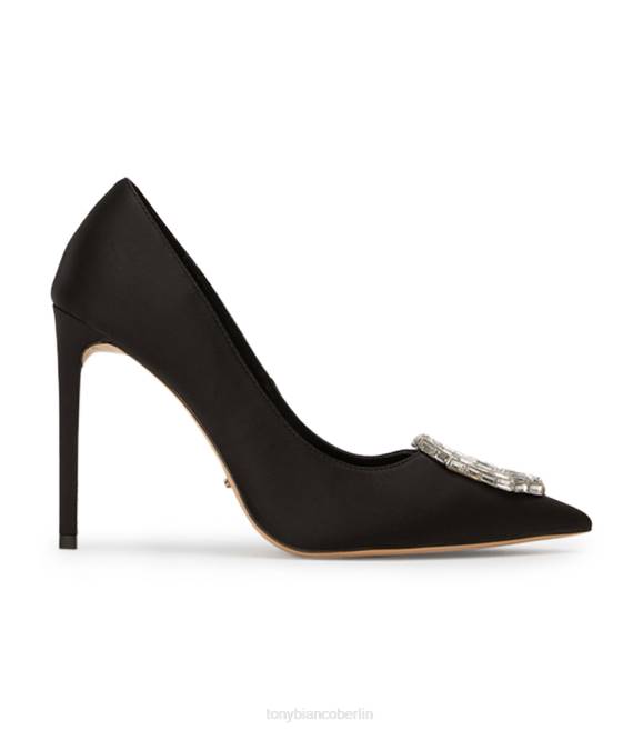 schwarzer Satin